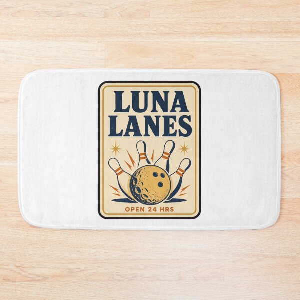 Item preview, Luna Lanes Vintage Matchbook | Retro Bowling Moon Matchbook Art Mid Century designed and sold by StickyGuys.
