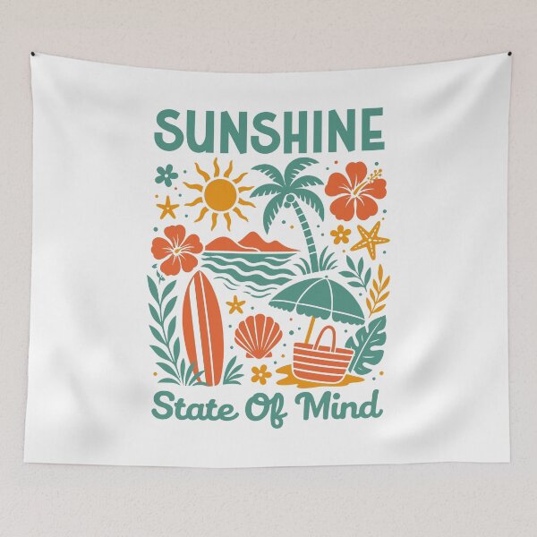 Item preview, Sunshine State Of Mind Tropical Summer Vacation designed and sold by gunaone-design.