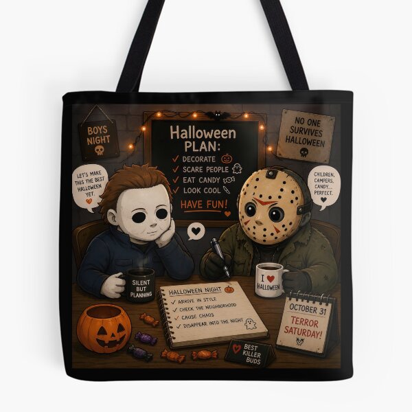 Item preview, Jason & Michael - Halloween Planning Committee designed and sold by The Funky Sprunki.