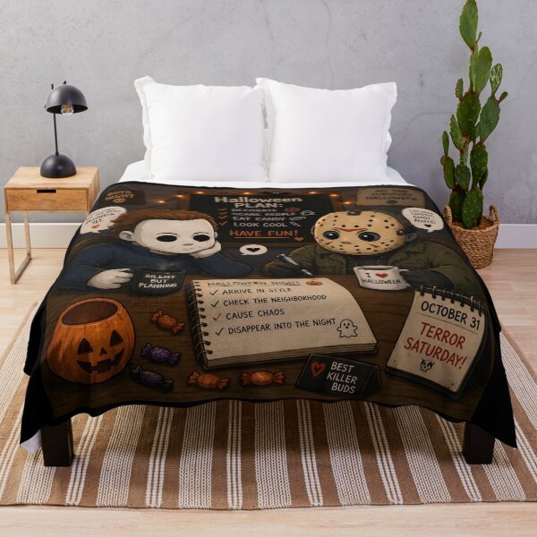Item preview, Jason & Michael - Halloween Planning Committee designed and sold by The Funky Sprunki.