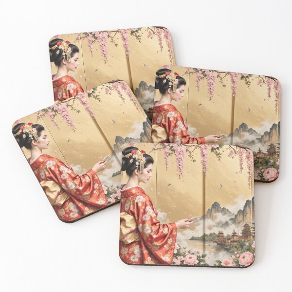 Item preview, Sakura Dreams: A Geisha’s Whimsical Garden designed and sold by Crazy Ronald.