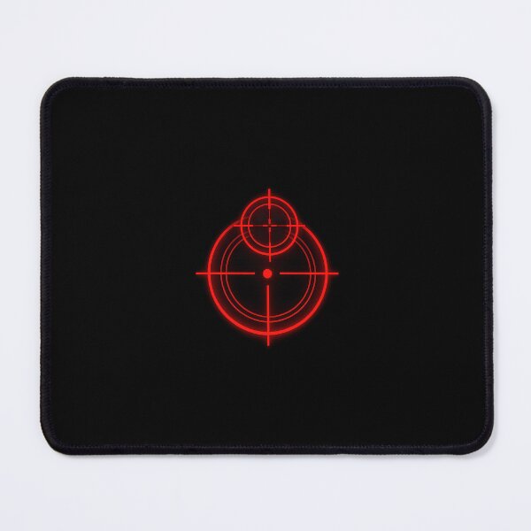 Item preview, Red Neon Crosshair Target Minimalist Graphic designed and sold by Lunarifinds .