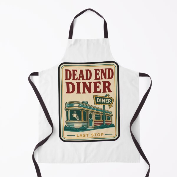 Item preview, Dead End Diner Vintage Matchbook | Retro Roadside Diner Matchbook Art Spooky designed and sold by StickyGuys.