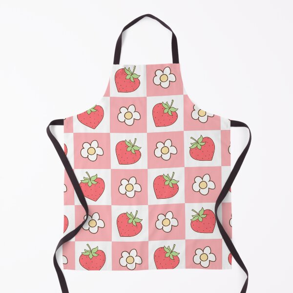 Item preview, Cute Strawberry & Daisy Pattern designed and sold by MiaBellaGirl.