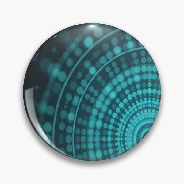 Item preview, Homage to Vasarely 210325 - Teal Glowing for designed and sold by emmanuelsilve.
