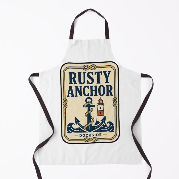 Item preview, Rusty Anchor Dockside Vintage Matchbook | Retro Nautical Matchbook Art Print designed and sold by StickyGuys.