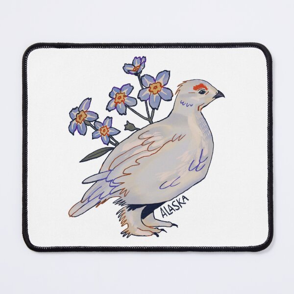 Item preview, Alaska State Bird and Flower designed and sold by riahdrawsthings.