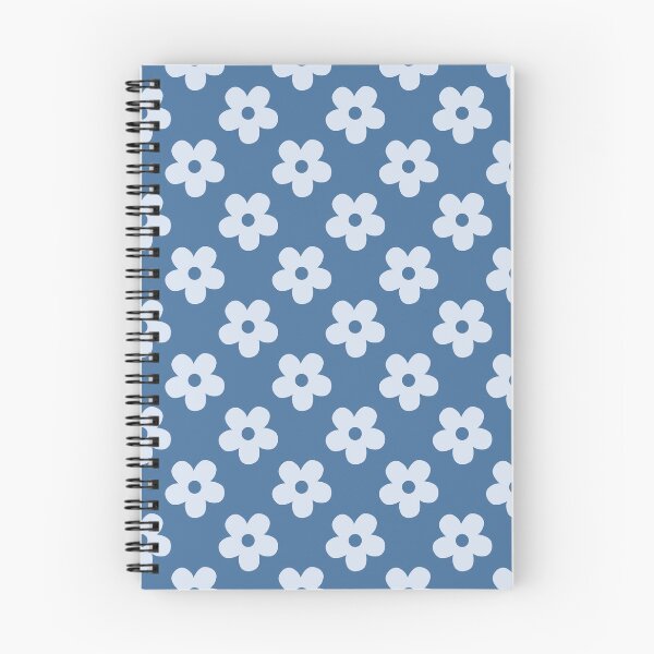 Item preview, Blue Floral Pattern | Light Blue and Steel Blue Flowers Pattern | Preppy Retro Ice Blue Daisies | Preppy Blue Flower Pattern | Coquette Blue and Ice Blue Floral Pattern designed and sold by VivaFy.