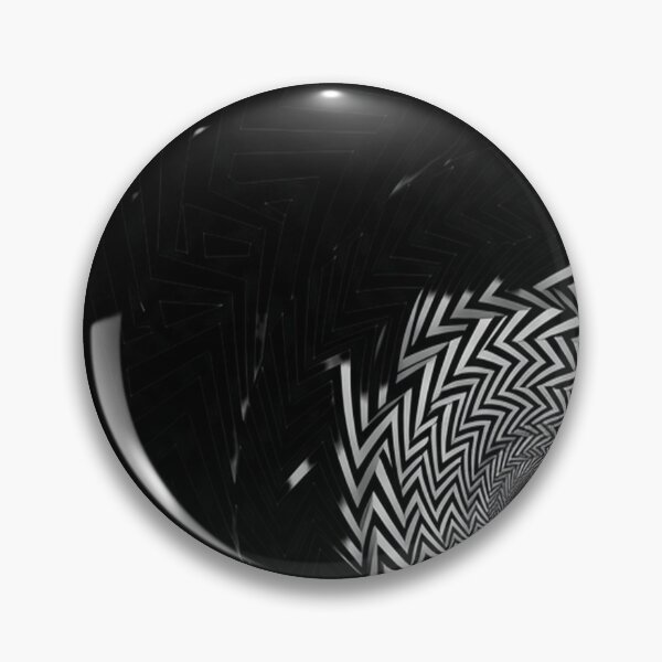 Item preview, Optical Illusion Black Hole Chevron (Black/White) designed and sold by emmanuelsilve.