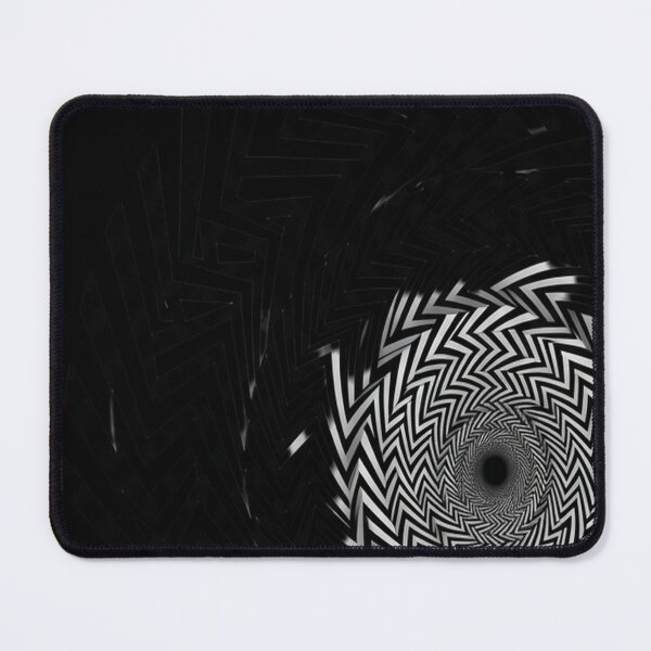 Item preview, Optical Illusion Black Hole Chevron (Black/White) designed and sold by emmanuelsilve.