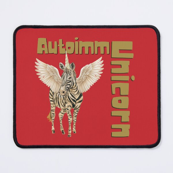 Item preview, Autoimmune Chronic Illness Zebra Unicorn designed and sold by pulse_retail.
