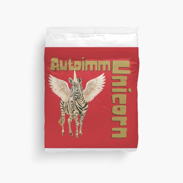 Item preview, Autoimmune Chronic Illness Zebra Unicorn designed and sold by pulse_retail.
