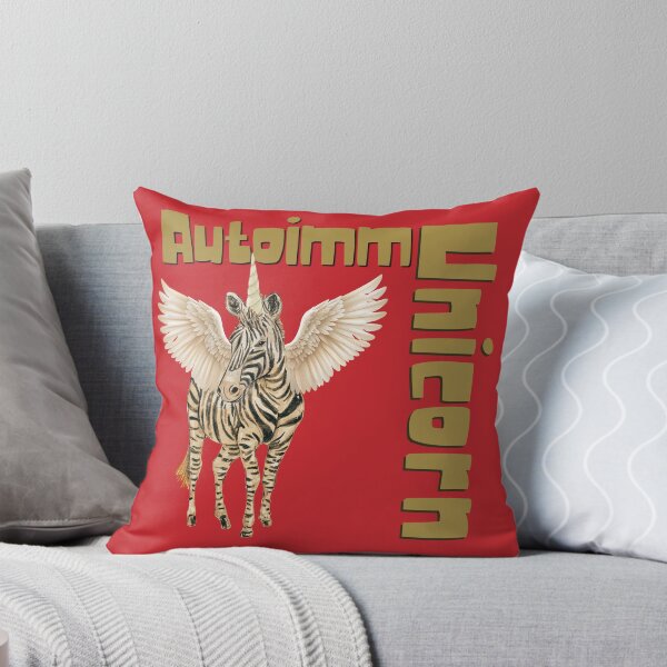 Item preview, Autoimmune Chronic Illness Zebra Unicorn designed and sold by pulse_retail.