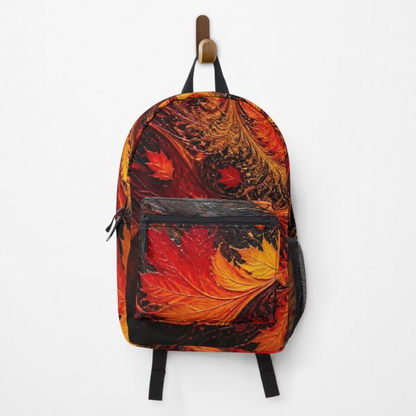 Item preview, Dynamic Autumn Fractal Maple Leaves Swirl designed and sold by Harmonic_Layers.