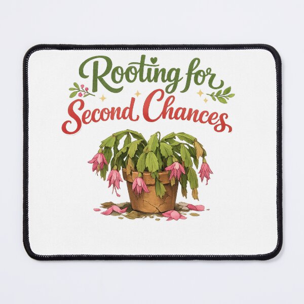 Item preview, Rooting for Second Chances Wilted Christmas Cactus designed and sold by CottageGardenCo.