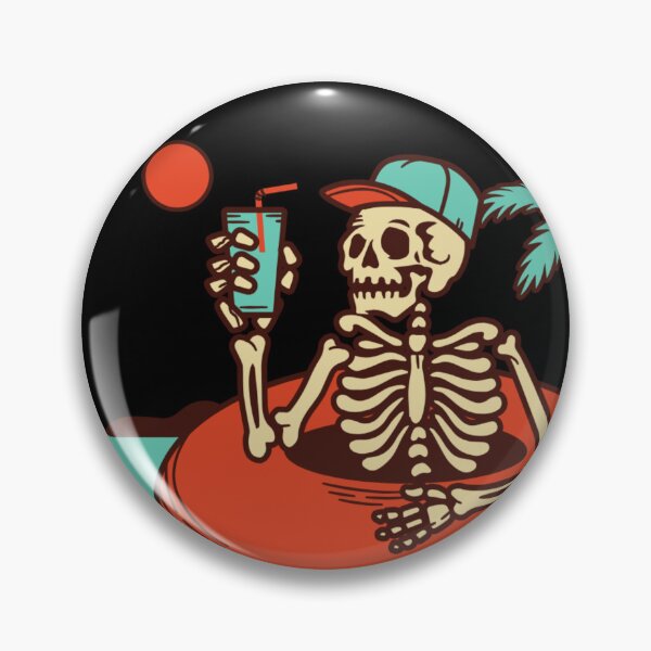 Item preview, Probably Fine Skeleton Pool Floaty designed and sold by Nol1ytv.