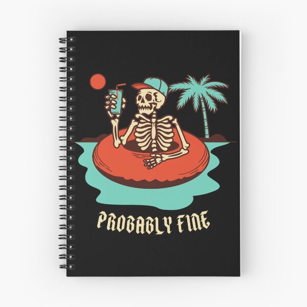 Item preview, Probably Fine Skeleton Pool Floaty designed and sold by Nol1ytv.