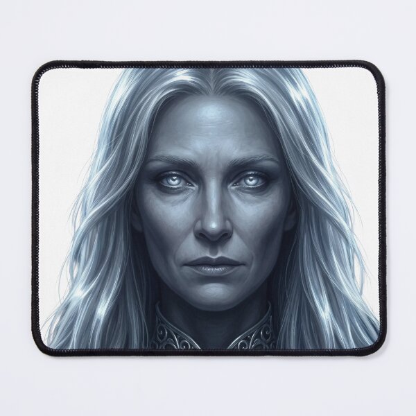 Item preview, Ancient Elven Queen Portrait Lord of the Rings Galadriel designed and sold by LunaMarkos.