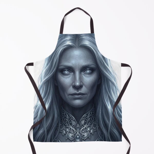 Item preview, Ancient Elven Queen Portrait Lord of the Rings Galadriel designed and sold by LunaMarkos.