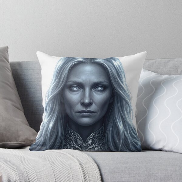 Item preview, Ancient Elven Queen Portrait Lord of the Rings Galadriel designed and sold by LunaMarkos.
