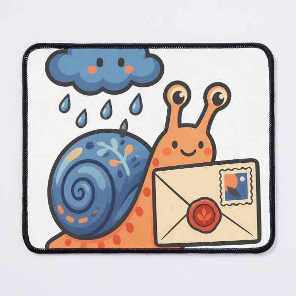 Item preview, Postcard Weather Snail designed and sold by GraphycoPublish.