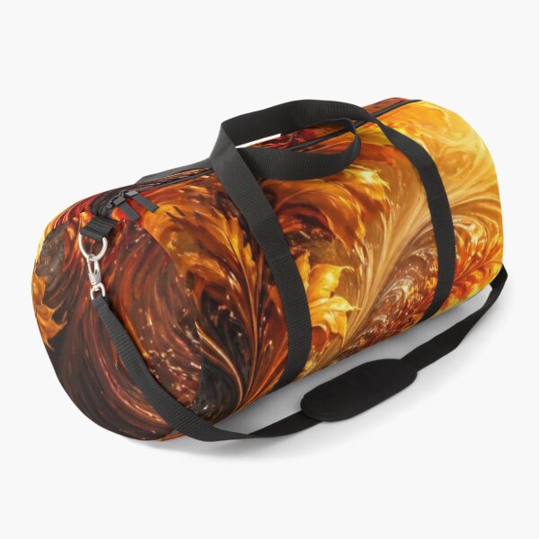 Item preview, Radiant Golden Autumn Fractal Leaf Spiral designed and sold by Harmonic_Layers.