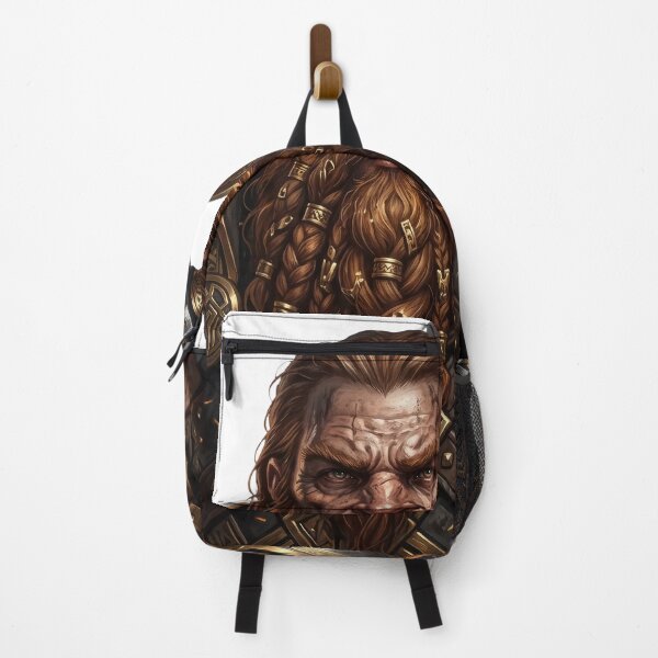 Item preview, Dwarven Warrior Portrait Lord of the Rings Gimli designed and sold by LunaMarkos.