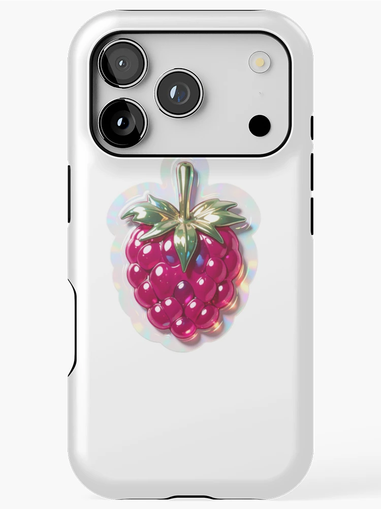 Thumbnail 1 of 4, iPhone Case, Shiny Raspberry designed and sold by KenVulf.