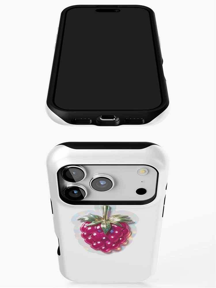 Thumbnail 3 of 4, iPhone Case, Shiny Raspberry designed and sold by KenVulf.
