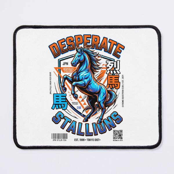 Item preview, Desperate Stallions Japan Style — Extreme Equestrian Club Graphic Tee v1 designed and sold by CornishPixiPony.