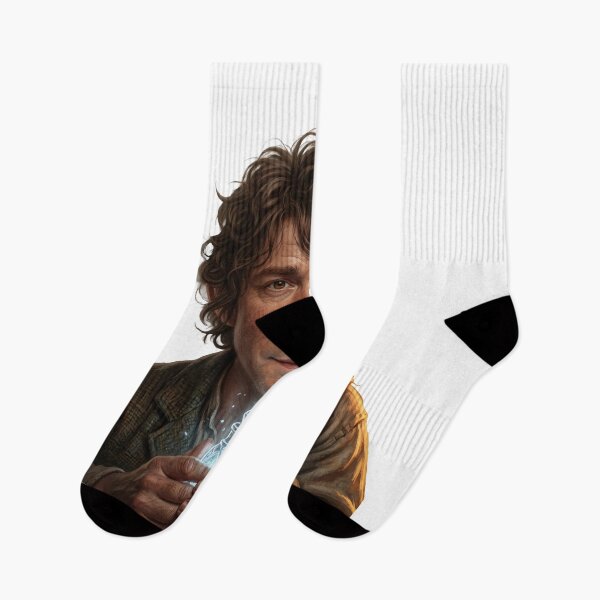 Item preview, Brave Hobbit Ring Bearer Portrait Lord of the Rings Frodo designed and sold by LunaMarkos.