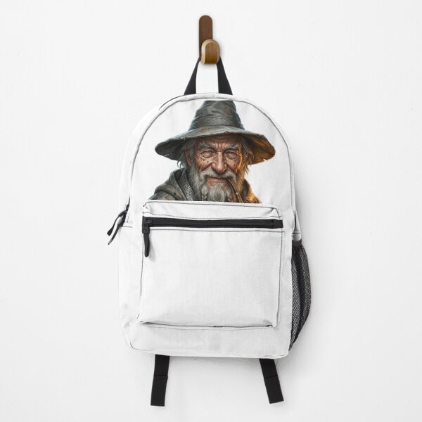 Item preview, Ancient Grey Wizard Portrait Lord of the Rings Gandalf designed and sold by LunaMarkos.