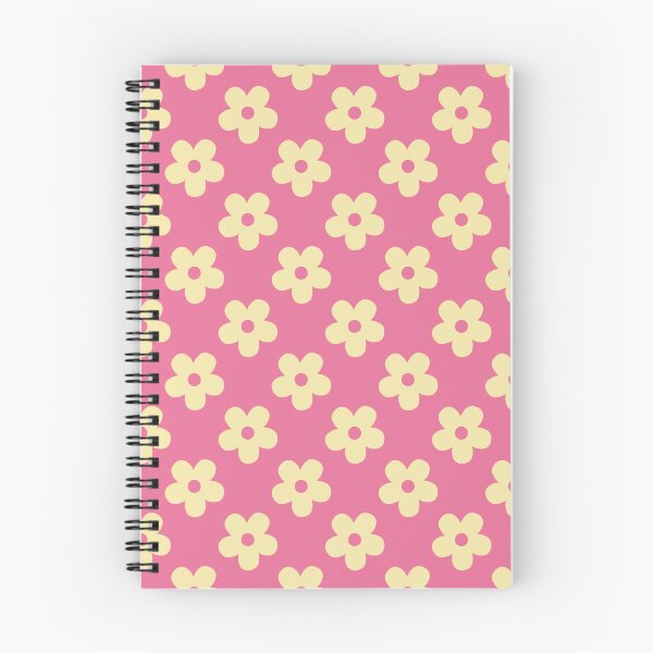 Item preview, Pink Floral Pattern | Cream and Rose Pink Flowers Pattern | Preppy Retro Cream Daisies | Coquette Pink and Cream Floral | Vintage Soft Pink and Butter Yellow Floral Pattern designed and sold by VivaFy.