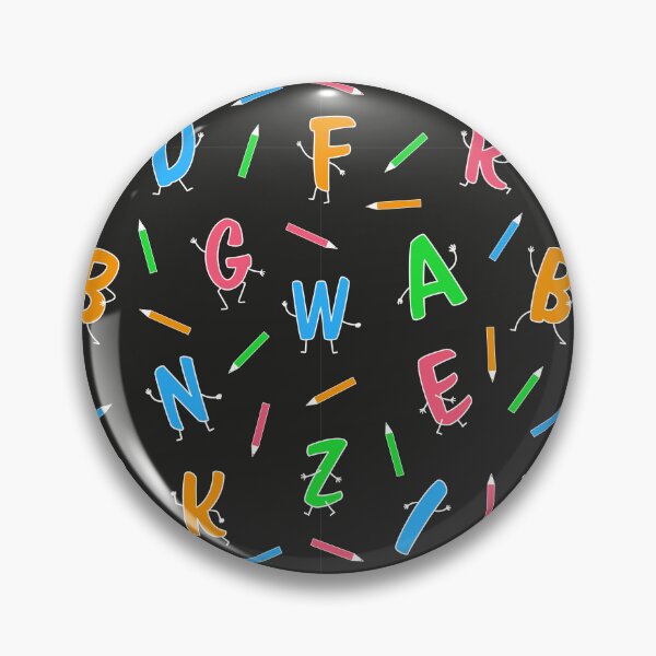 Item preview, Cute Alphabet with Dancing Letters designed and sold by IrynaAlex.