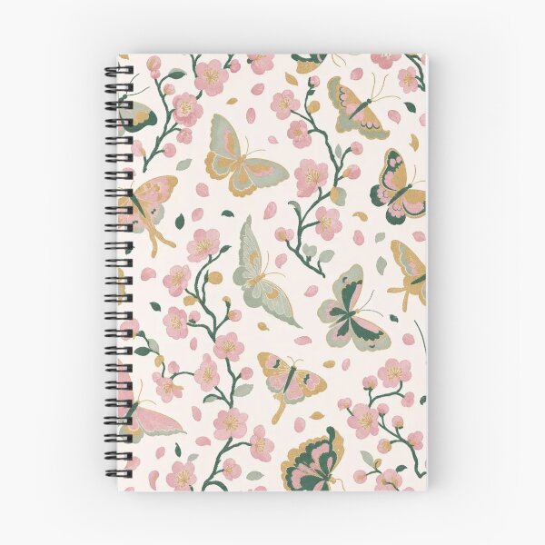 Item preview, Green Chinoiserie Butterfly Blossom Seamless Pattern | Celadon Silk Chinoiserie designed and sold by StickyGuys.