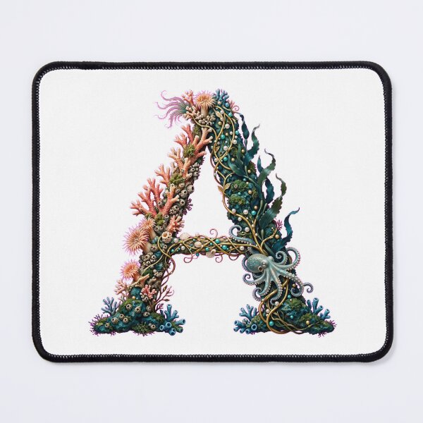 Item preview, Letter A - The Initial Reef designed and sold by FantasyPearl.