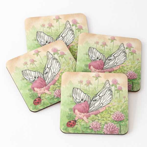 Item preview, May 29th birthday flower Clover Fairy designed and sold by birthflower.