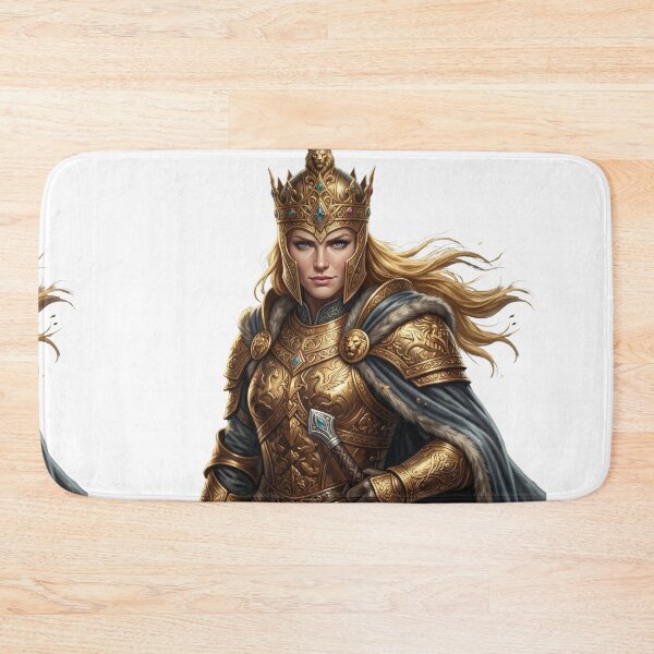 Item preview, Shieldmaiden Warrior Queen Portrait Lord of the Rings Eowyn designed and sold by LunaMarkos.