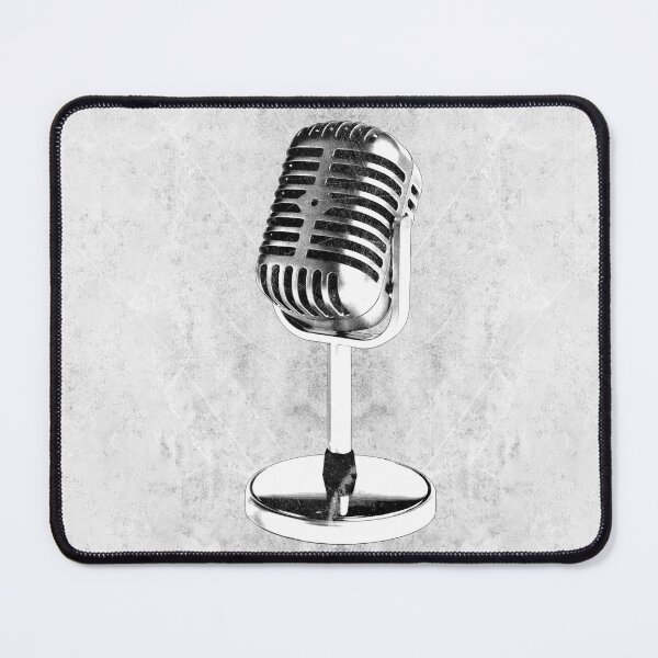 Item preview, Vintage Fat Boy Style Dynamic Broadcast Microphone designed and sold by Ghoul Enterprises.