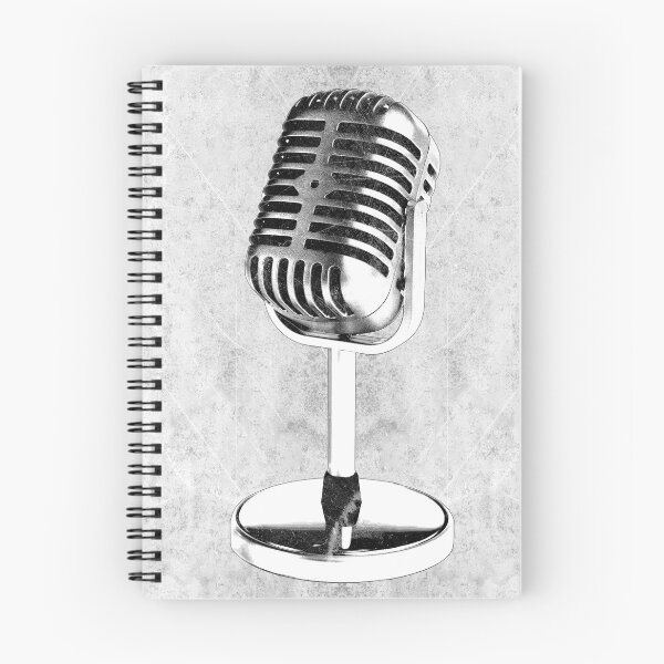 Item preview, Vintage Fat Boy Style Dynamic Broadcast Microphone designed and sold by Ghoul Enterprises.