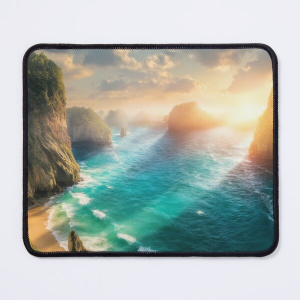 Item preview, Eternal Sunset: The Whimsical Coastal View designed and sold by Crazy Ronald.