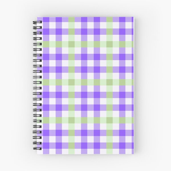 Item preview, Purple and Green Plaid Pattern - A6A designed and sold by ReadingFever.