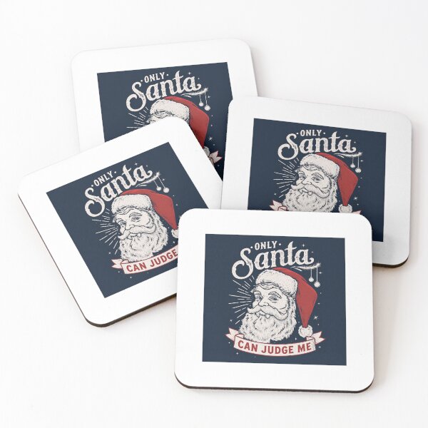 Item preview, Only Santa can judge me designed and sold by DailyQuestPrint.