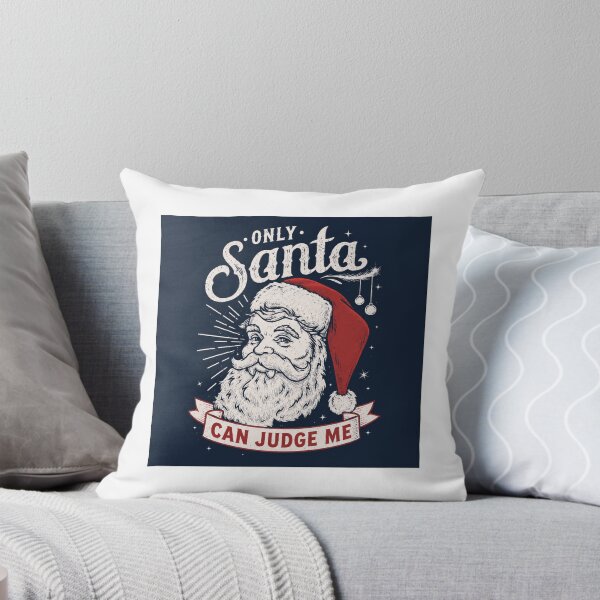 Item preview, Only Santa can judge me designed and sold by DailyQuestPrint.