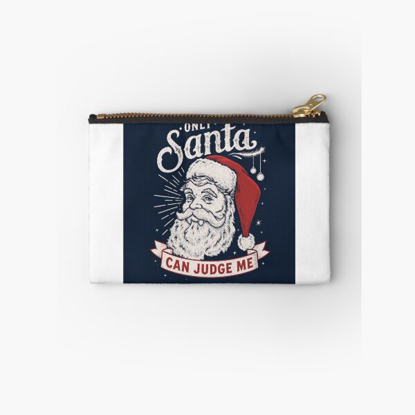 Item preview, Only Santa can judge me designed and sold by DailyQuestPrint.