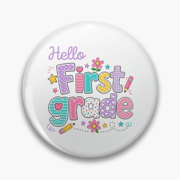 Item preview, Hello First Grade – Cute Colorful First Grader Back to School Design designed and sold by PalleteCreation.