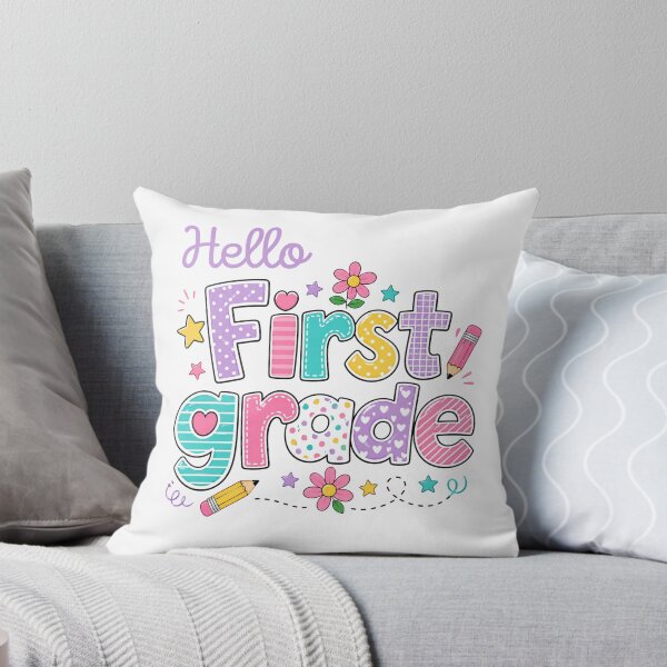 Item preview, Hello First Grade – Cute Colorful First Grader Back to School Design designed and sold by PalleteCreation.