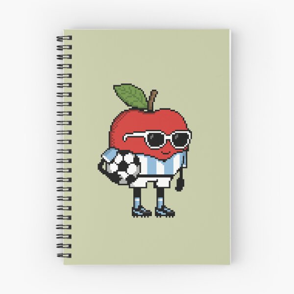 Item preview, Apple Pixel in a Soccer Uniform 14 designed and sold by White Rim Mates.