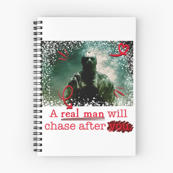 Item preview, A Real Man Will Chase After You. (Jason Voorhees) designed and sold by ☆ allibear Arts ☆.