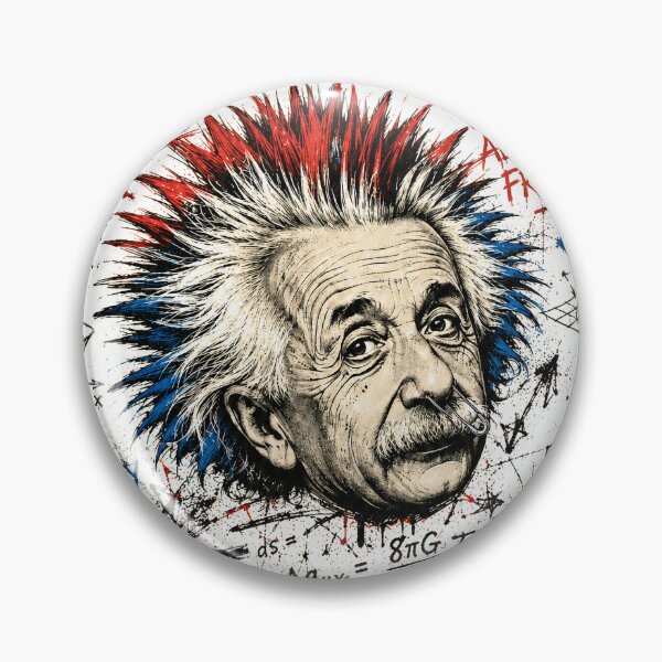 Item preview, Punk Einstein designed and sold by MythPrint Studio.